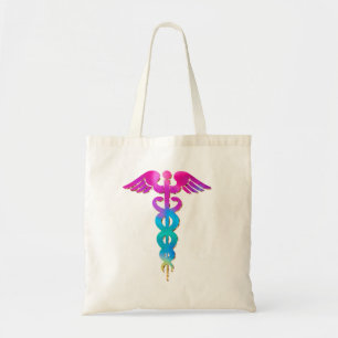 Charmant en kleurrijk medisch Logo-ontwerp Tote Bag