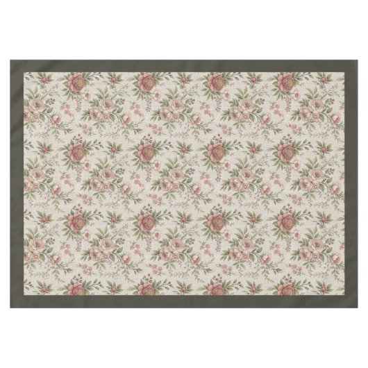 Charmant Floral tafelkleed voor een gezellige boer (Voorkant (Horizontaal))