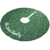 Charmant  Foliage Greenery Christmas Green Kerstboom Rok (Gekanteld)