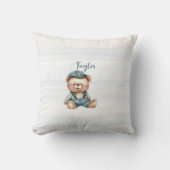 Charmant gepersonaliseerd Beer Kussen (Voorkant)