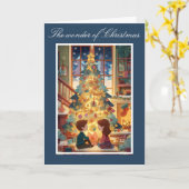 Charmant gesneden papier Kerst Kaart (Gele Bloem)