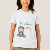 Charmant Gezellig Baby shower T-shirt (Voorkant)