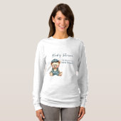 Charmant Gezellig Baby shower T-shirt (Voorkant volledig)