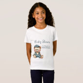 Charmant Gezellig Baby shower T-shirt (Voorkant volledig)