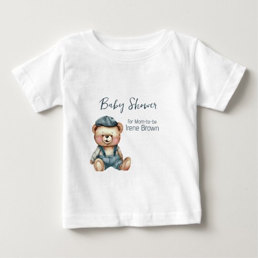 Charmant Gezellig Baby shower T-shirt (Voorkant)