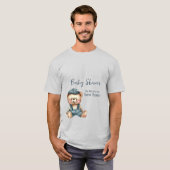 Charmant Gezellig Baby shower T-shirt (Voorkant volledig)