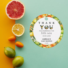 Charmant groen Schattige Dank u Bedankjes Labels