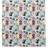 Charmant Halloween douchegordijn (Voorkant)