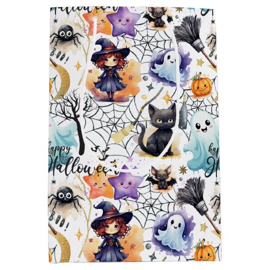 Charmant Halloween Medium Cadeauzakje (Voorkant)