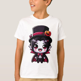 Charmant Halloween Vampire-personage T-shirt