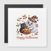 Charmant Halloween Wenskaart – handgetekende EMBR (Voorkant / Achterkant)