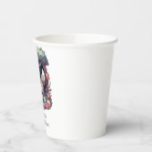 Charmant Happy Wolf Baby shower Papieren Bekers (Links)