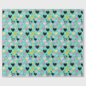 Charmant hart inpakpapier (Vlak)