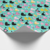 Charmant hart inpakpapier (Hoek)