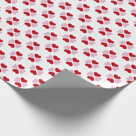 Charmant Hart Klaver Wrapping Papier (Hoek)