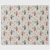 Charmant herten inpakpapier voor geschenken (Vlak)