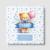 Charmant Het is een jongen teddybeer gastenboek aa (Voorkant)