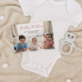 Charmant hoe meer de Merrier Baby aankondiging