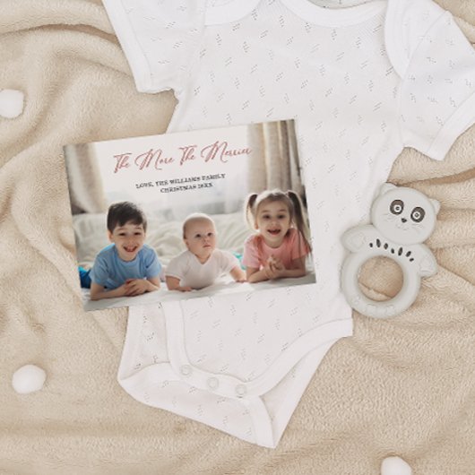 Charmant hoe meer de Merrier Baby aankondiging