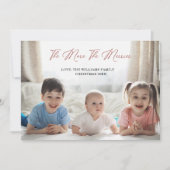 Charmant hoe meer de Merrier Baby aankondiging (Voorkant)