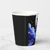 Charmant huilen wolf verjaardag papieren bekers (Rechts)