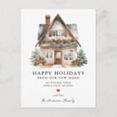 Charmant Huis Vakantie Verhuisaankondiging Aankondigingskaart (Voorkant)