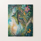 Charmant huisje door Serene Path Legpuzzel (Verticaal)