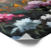 Charmant huisje zeegezicht rustige zonsondergang poster (Hoek)