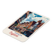 Charmant Ipswich Engeland Magneet (Linkerzijde)