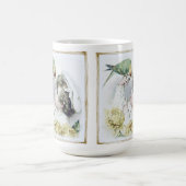  charmant jongetje en papegaai koffiemok (Center)