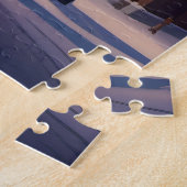 Charmant kerstdorp winter wonderland nacht legpuzzel (Zijkant)