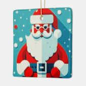 charmant kerstfeest keramisch ornament (Links)