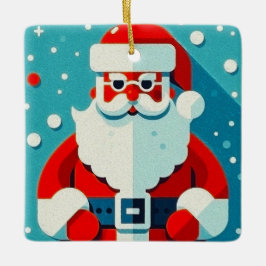 charmant kerstfeest keramisch ornament