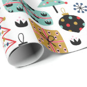 Charmant kerstontwerp cadeaupapier (Rol Hoek)