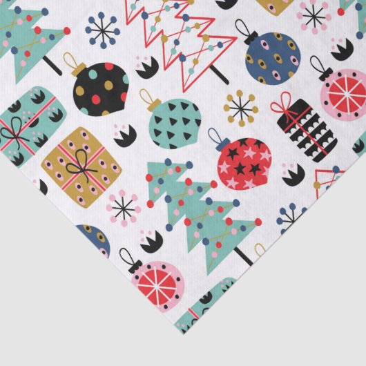 Charmant kerstontwerp tissuepapier (Detail)