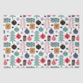 Charmant kerstontwerp tissuepapier (Voorkant)