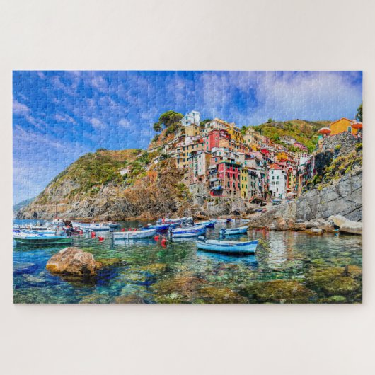 Charmant kustplaatsje in Cinque Terre Legpuzzel (Horizontaal)