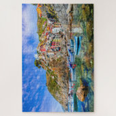 Charmant kustplaatsje in Cinque Terre Legpuzzel (Verticaal)
