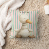 Charmant Kwekerij Ontwerp met Duck & D Duck Accent Kussen (Deken)