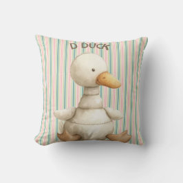 Charmant Kwekerij Ontwerp met Duck & D Duck Accent Kussen