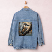 Charmant lachen: Kookaburra in olieverf Denim Jacket (Hangar)
