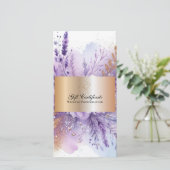 Charmant Lavendel II Cadeaubon (Staand voorkant)