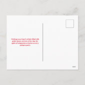 Charmant Licht Blauw en Rood Patriottisch Cupcake Feestdagenkaart (Achterkant)