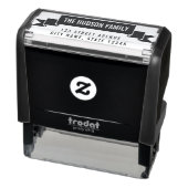 Charmant lint gepersonaliseerde rubberen stempel (Product)