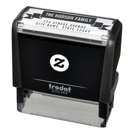 Charmant lint gepersonaliseerde rubberen stempel (Product)