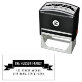 Charmant lint gepersonaliseerde rubberen stempel (In situ)