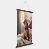 Charmant lint Labrador wandtapijt Hangend Wandkleed (Gebogen)