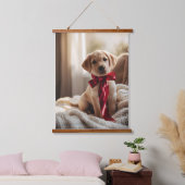 Charmant lint Labrador wandtapijt Hangend Wandkleed (Slaapkamer)