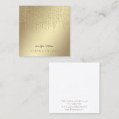 Charmant Luxe zacht glanzend helder schitterend sc Vierkante Visitekaartje (Voorkant / Achterkant)