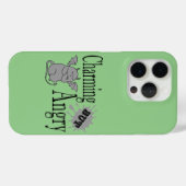 Charmant maar boos klein duivel kat grappig citaat Case-Mate iPhone case (Achterkant (horizontaal))